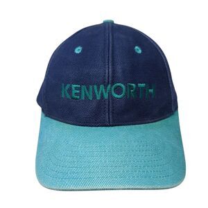 Kenworth Snapback Hat Blue One Size Adjustable 6 Panel Colorblock